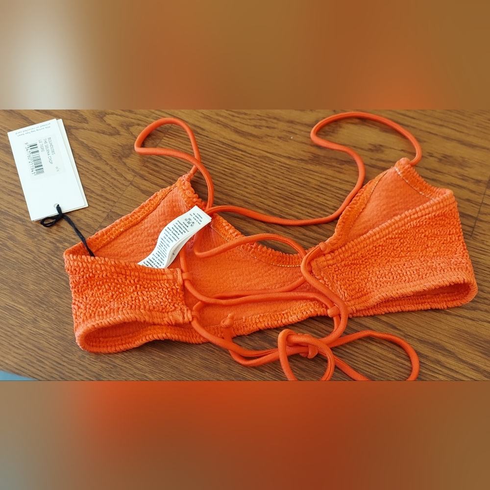 Orange bikini top - Bound The Selena Crop